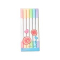 Macaroon Highlighter 6 Pcs