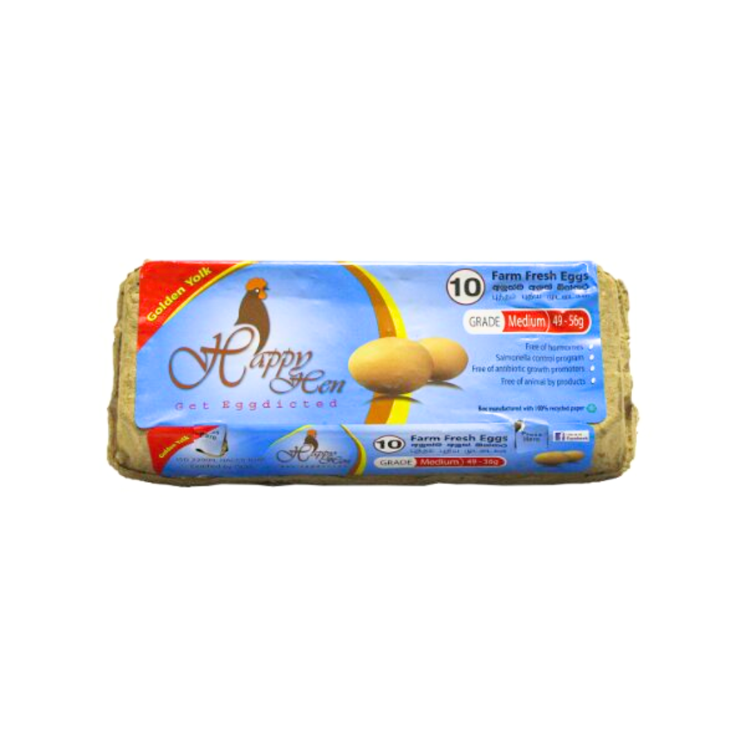 Happy Hen Egg (m) 10pcs