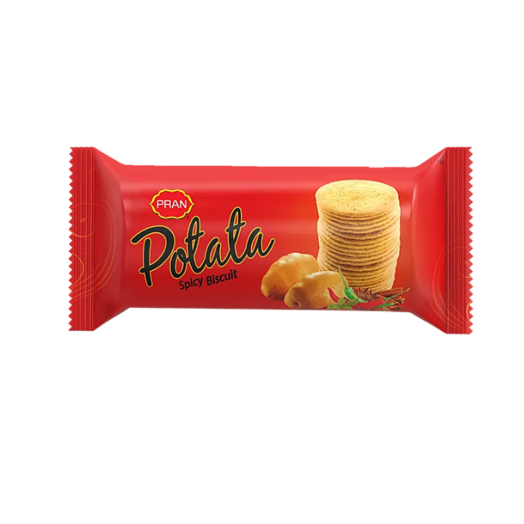 Pran Potata Spicy Flavoured Biscuits 75g