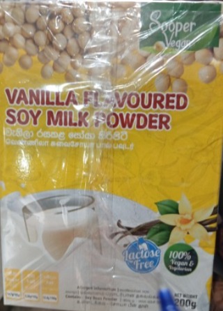 Sooper Vegan Vanilla Soy Milk Powder 200g