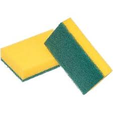 Heavy Duty Scrub Sponge Pad 2pcs