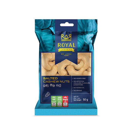 Royal Salted Cashew Nuts 50g
