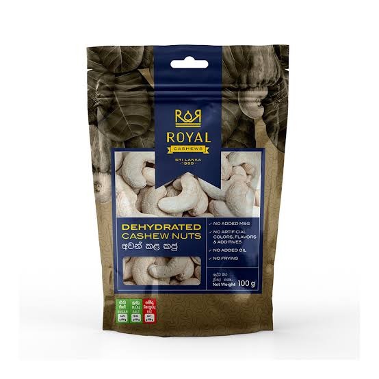 Royal Dehydrated Cashew Nuts 100g