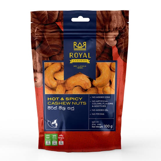 Royal Hot & Spicy Cashew Nuts 100g
